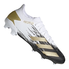 Adidas Predator 20.3 L Fg M FW9197 Fußballschuhe weiß, gold weiß