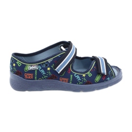 Befado Kinderschuhe 969Y161 marineblau mehrfarbig