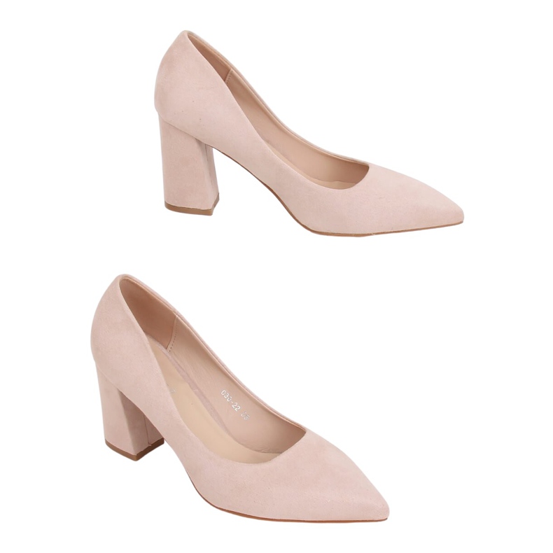 Pumps am beigen Pfosten 030-22 ES-1 Beige braun