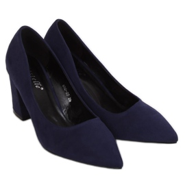 Pumps an der Säule marineblau 030-22 ES-1 DK.BLUE navy blau