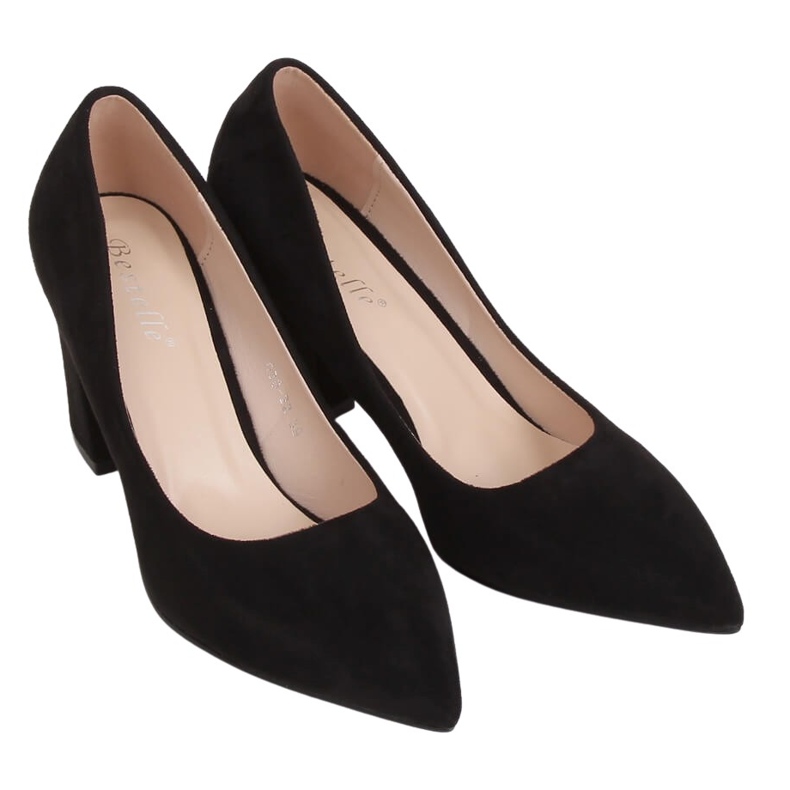 Pumps am Pfosten schwarz 030-22 ES-1 Schwarz