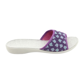 Befado Damenschuhe PU 300D042 violett blau grau