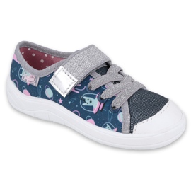 Befado Kinderschuhe 251X157 marineblau grau