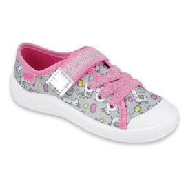 Befado Kinderschuhe 251X158 rosa grau