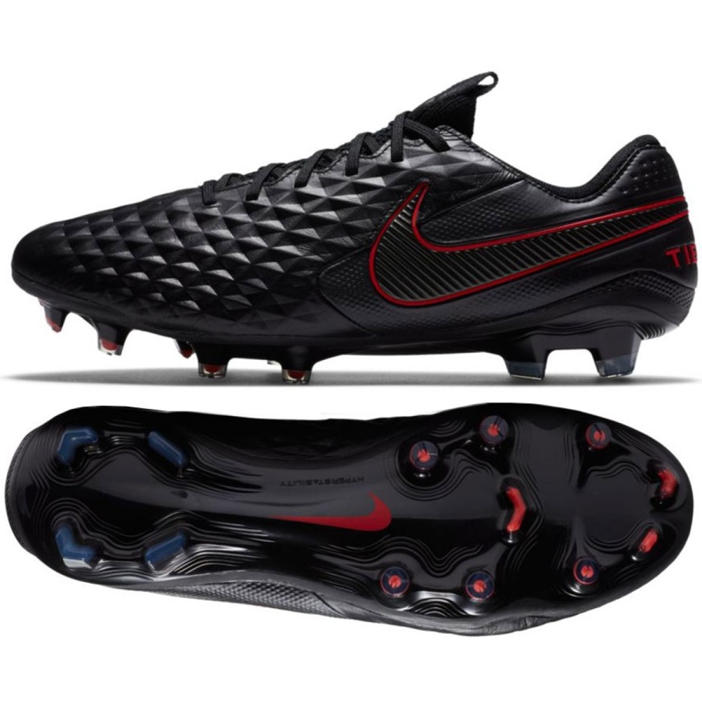 Nike Tiempo Legend 8 Elite Fg M AT5293-060 Fußballschuhe schwarz schwarz