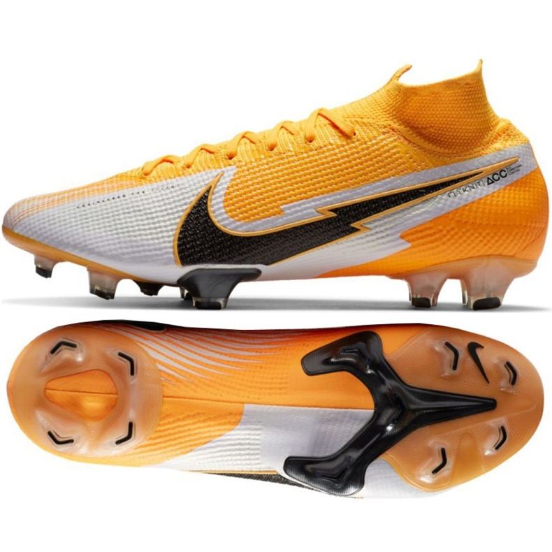 Nike Mercurial Superfly 7 Elite Fg M AQ4174-801 Fußballschuhe mehrfarbig orange