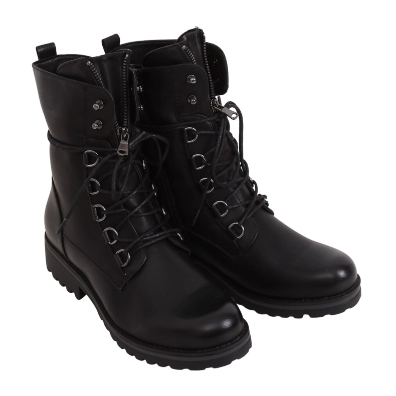 Militärstiefel schwarz BZ66017-KB Schwarz