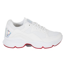 SHELOVET Bequeme weiße Turnschuhe