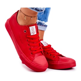 Damen Sneaker Cross Jeans Rot DD2R4032