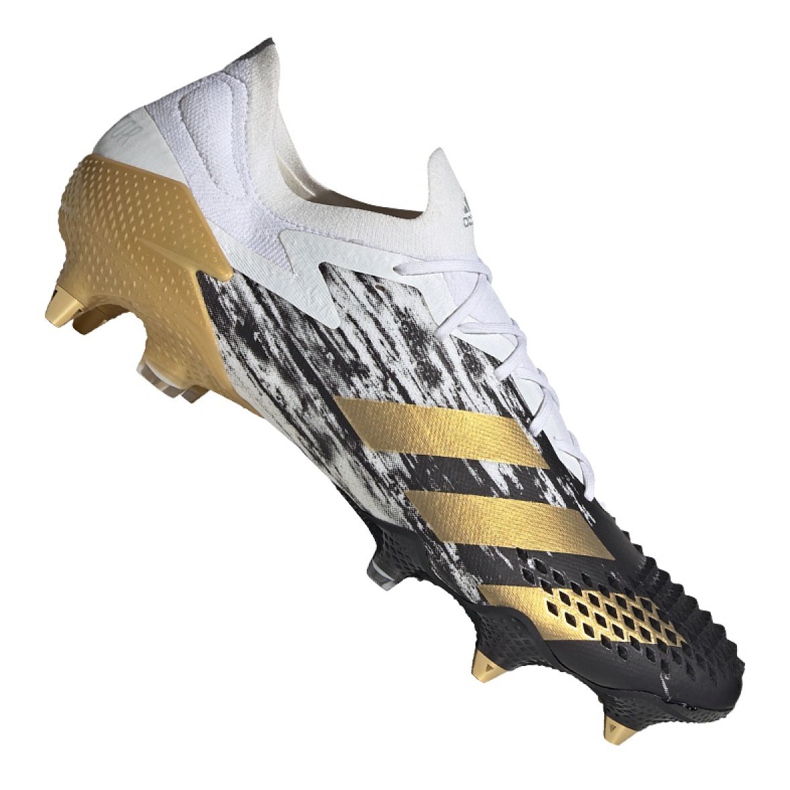 Adidas Predator 20.1 Low Sg M FW9181 Fußballschuhe schwarz, weiß, schwarz, gold weiß