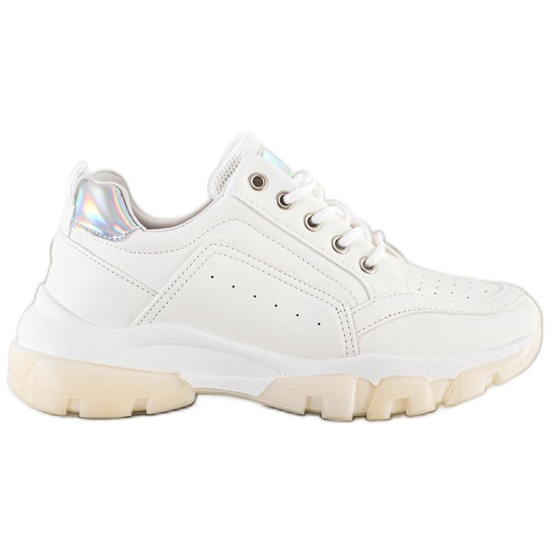 SHELOVET Turnschuhe aus Öko-Leder weiß