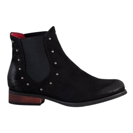Goodin Schwarze Chelsea-Stiefel mit Accessoires