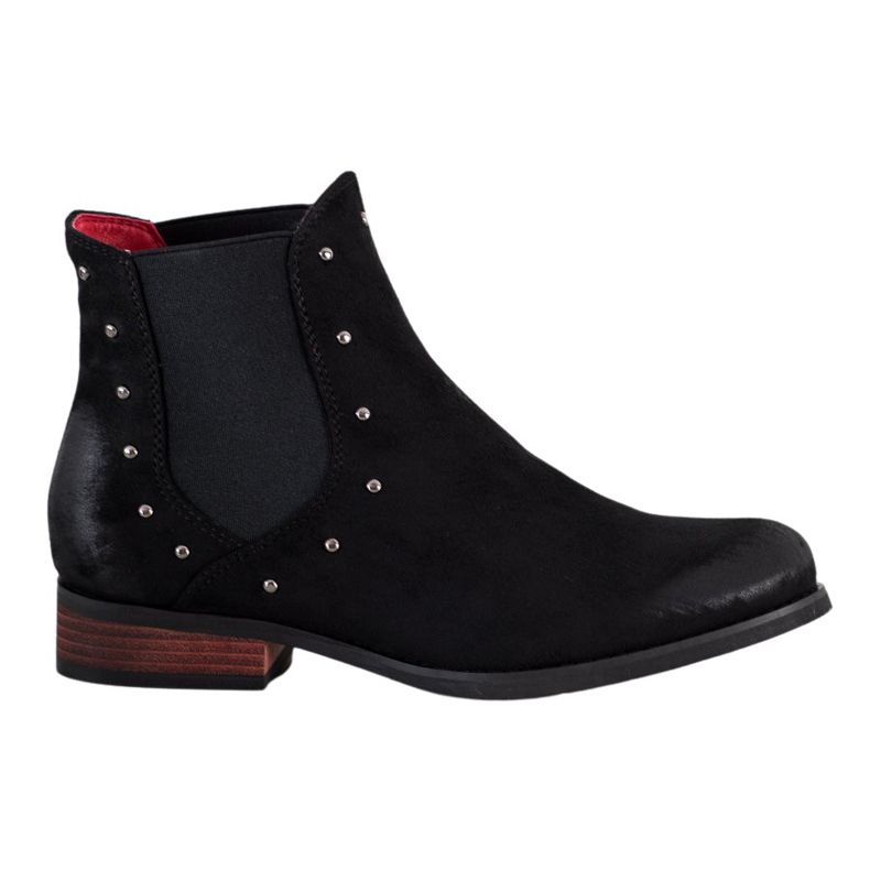 Goodin Schwarze Chelsea-Stiefel mit Accessoires