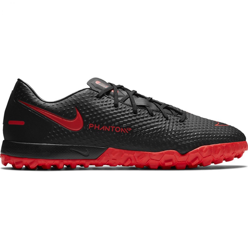 Nike Phantom M Gt Academy Tf CK8470 060 Fußballschuh schwarz rot schwarz