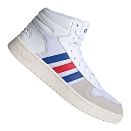Adidas Hoops 2.0 Mid M FW8252 Basketballschuh mehrfarbig weiß