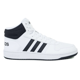 Adidas Hoops 2.0 Mid M BB7208 Schuhe mehrfarbig weiß