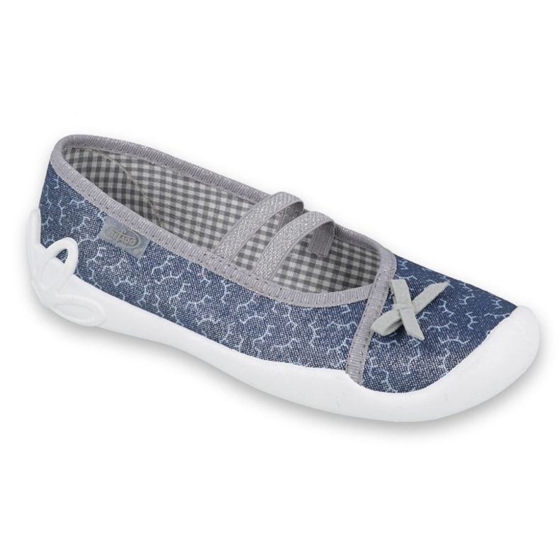 Befado Kinderschuhe 116Y275 navy blau grau