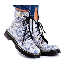 Damenstiefel Glany Workers Maciejka Multicolor 01609-39 / 00-6 mehrfarbig