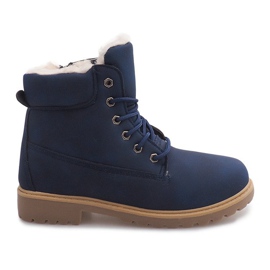 Warme Timberki Bows TL0130-3 Marineblau