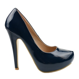 Marineblaue klassische Absätze 0113-4