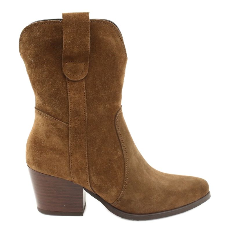 Gamis 4009 Cowboystiefel aus Wildleder braun