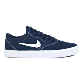 Nike Sb Charge Cnvs M CD6279-402 Schuhe weiß marineblau