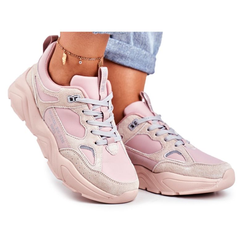 Damen Sneaker Big Star Pink GG274655 rosa