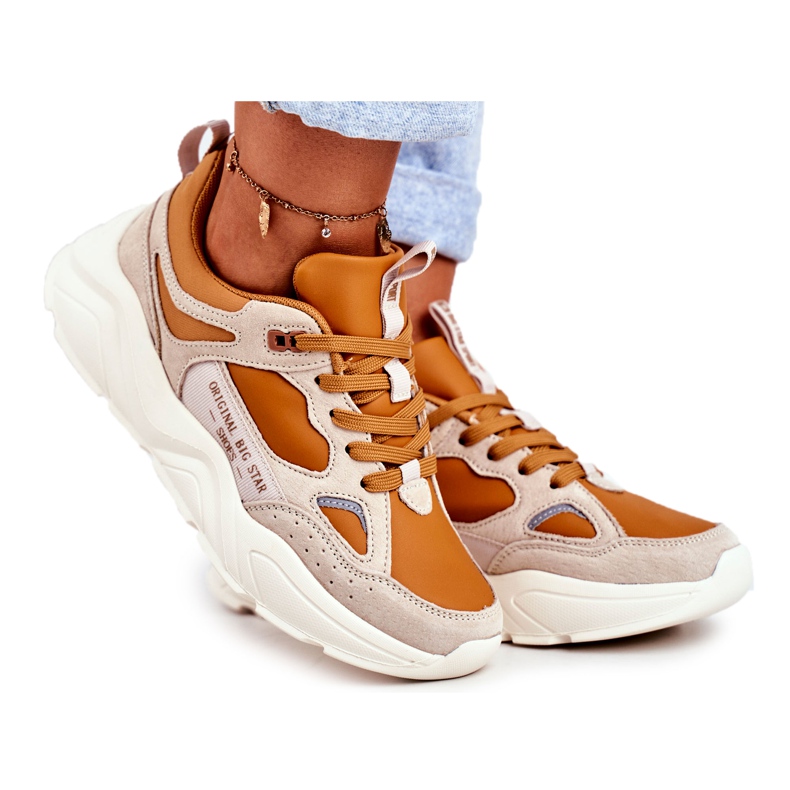 Damen Sneaker Big Star Beige GG274653