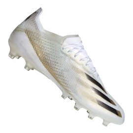 Adidas X Ghosted.1 Ag M EG8154 Fußballschuhe weiß schwarz, weiß, gold