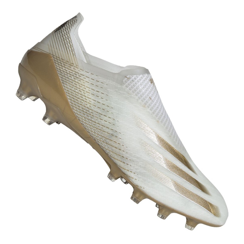 Adidas X Ghosted + Ag M FW9562 Fußballschuhe schwarz, weiß, gold weiß