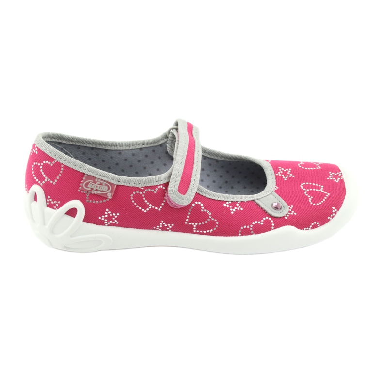 Befado Kinderschuhe 114Y310 rosa silber- grau