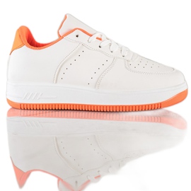 SHELOVET Turnschuhe auf der Plattform weiß