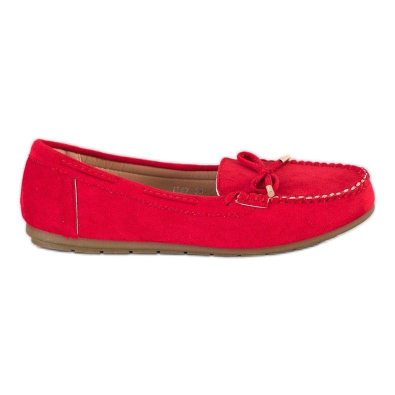 Super Me Wildleder-Loafer rot
