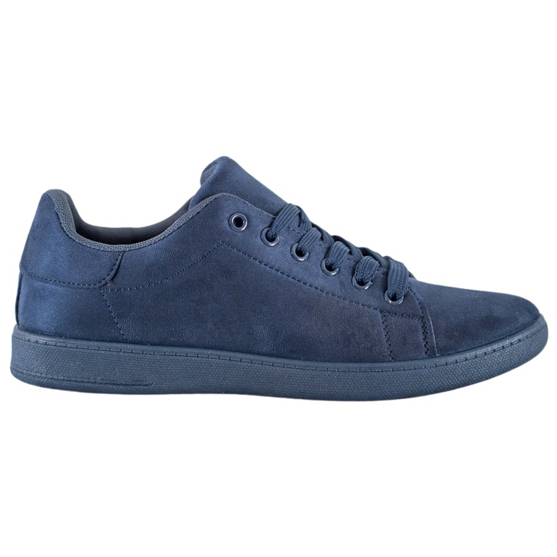 SHELOVET Sneakers aus Wildleder in Marineblau navy blau