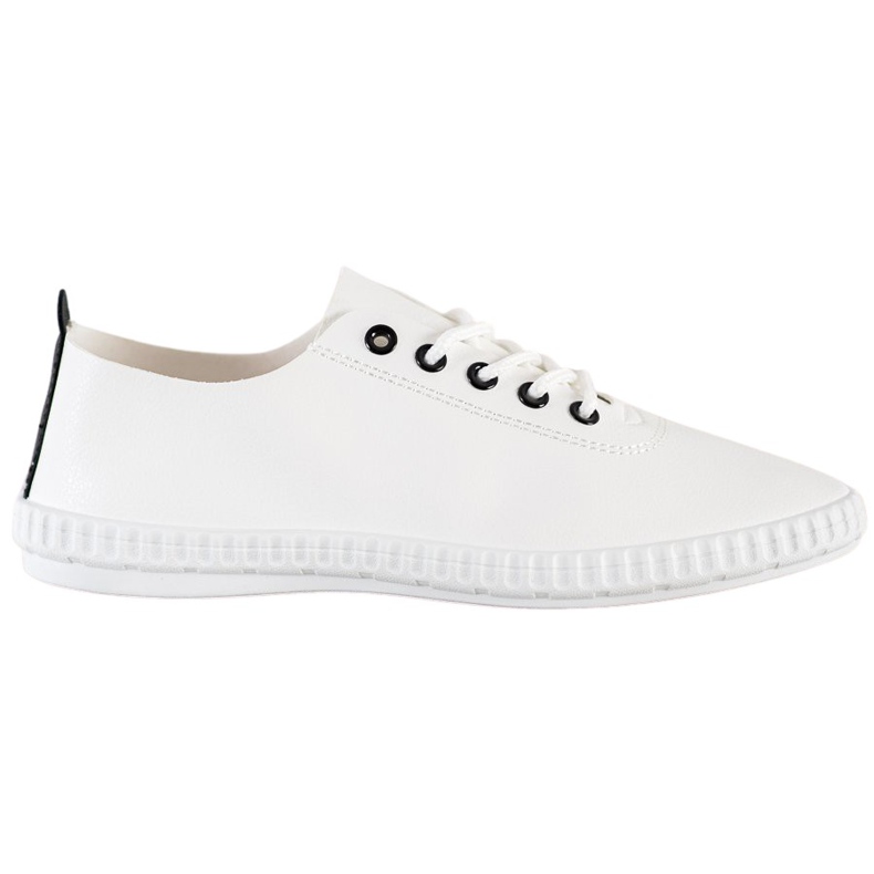 SHELOVET Leichte Sneakers mit Öko-Leder weiß