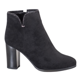 Goodin Elegante Stiefel mit Kristallen schwarz