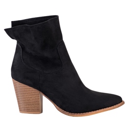 Erynn Hohe Cowboystiefel schwarz