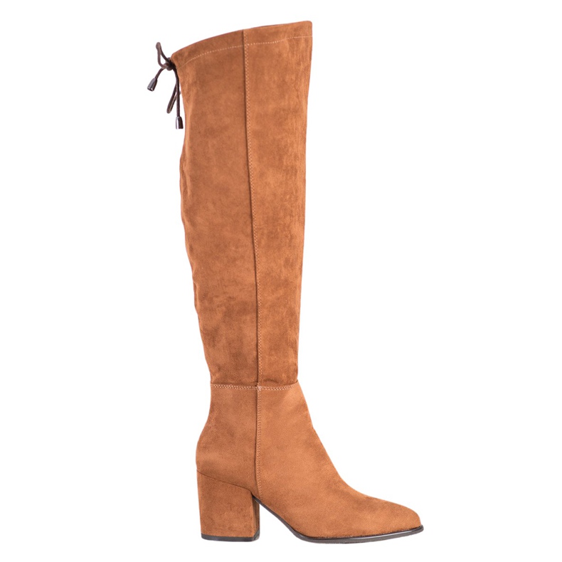 VINCEZA Wildlederstiefel braun