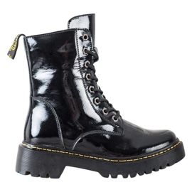 VINCEZA Lederarbeiter schwarz