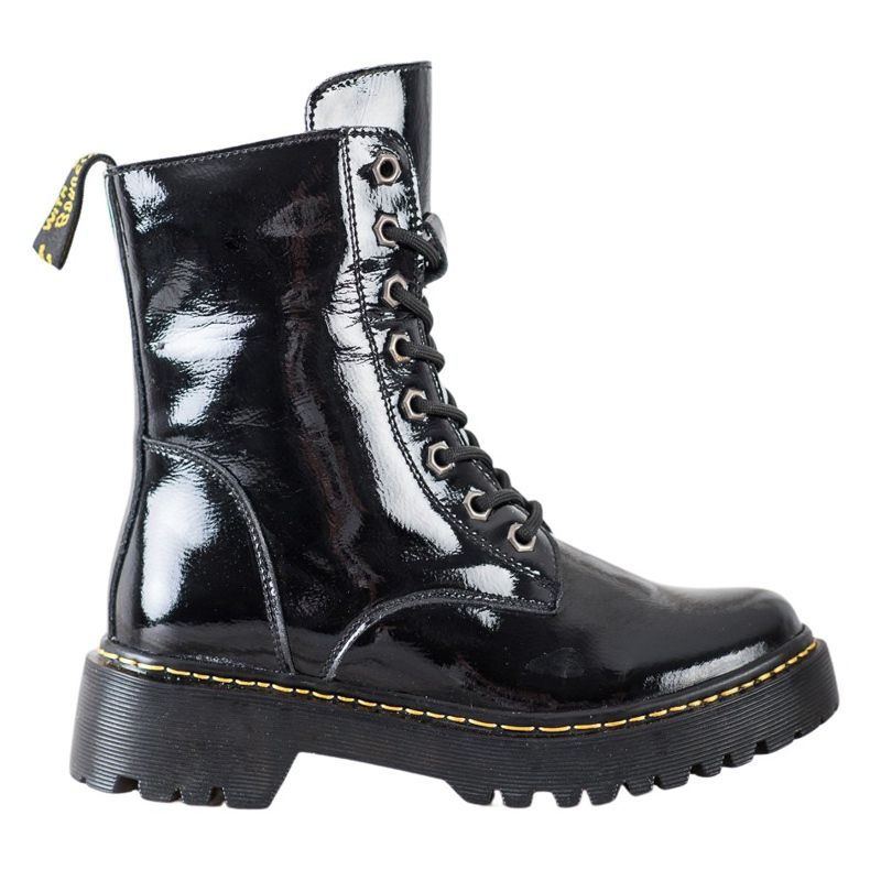 VINCEZA Lederarbeiter schwarz