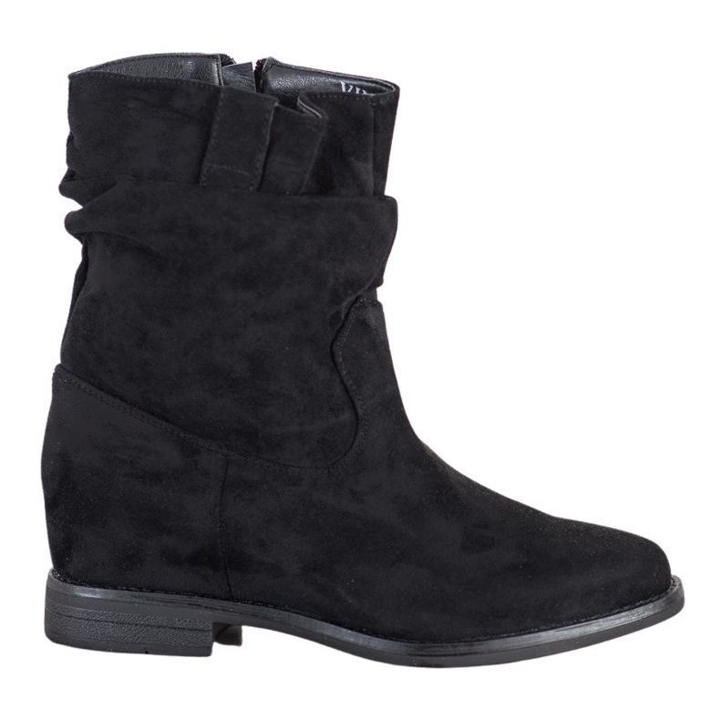 Cowboystiefel auf dem VINCEZA Keil schwarz