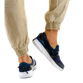 Sportschuhe zum Hineinschlüpfen in Marineblau B120-3