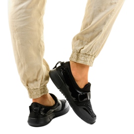 Schwarze B120 Sportschuhe zum Hineinschlüpfen