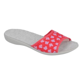 Befado Damenschuhe pu 300D043 rot blau silber grau