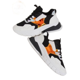 Schwarz-weiße Sportschuhe BH003 Schwarz