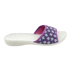 Befado Damenschuhe PU 300D042 violett blau grau