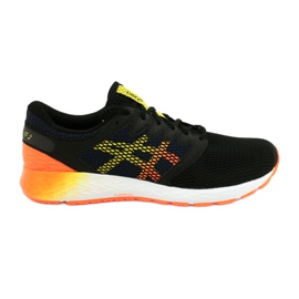 Laufschuhe Asics RoadHawk Ff 2 M 1011A136-005 schwarz marineblau orange gelb