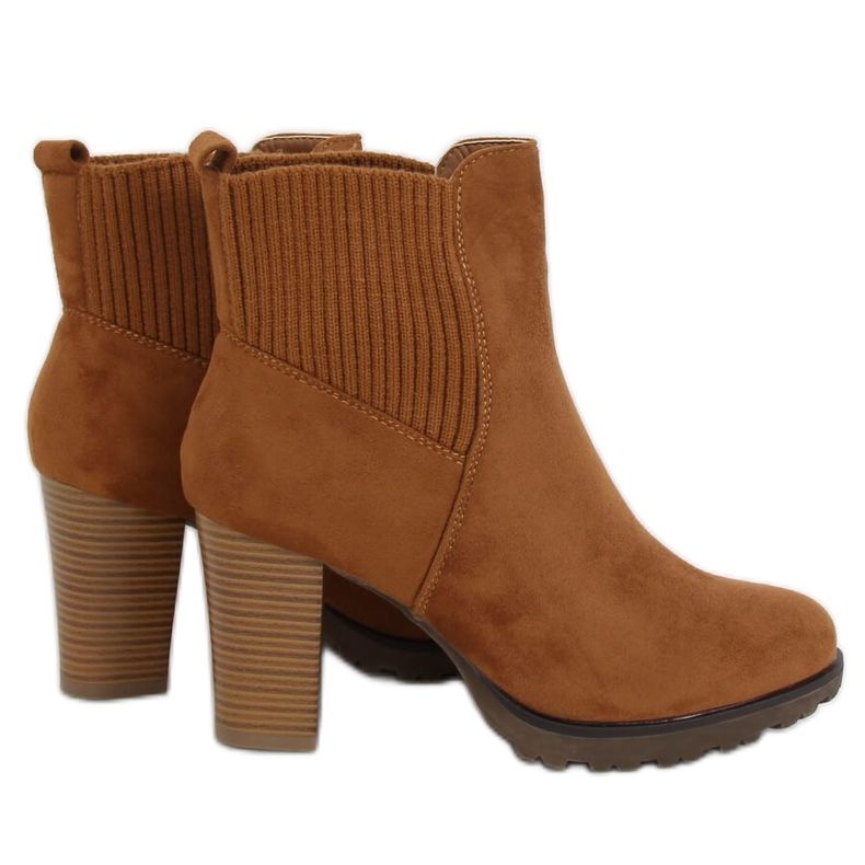 Camel Z1110 Camel hochhackige Stiefel für Damen braun