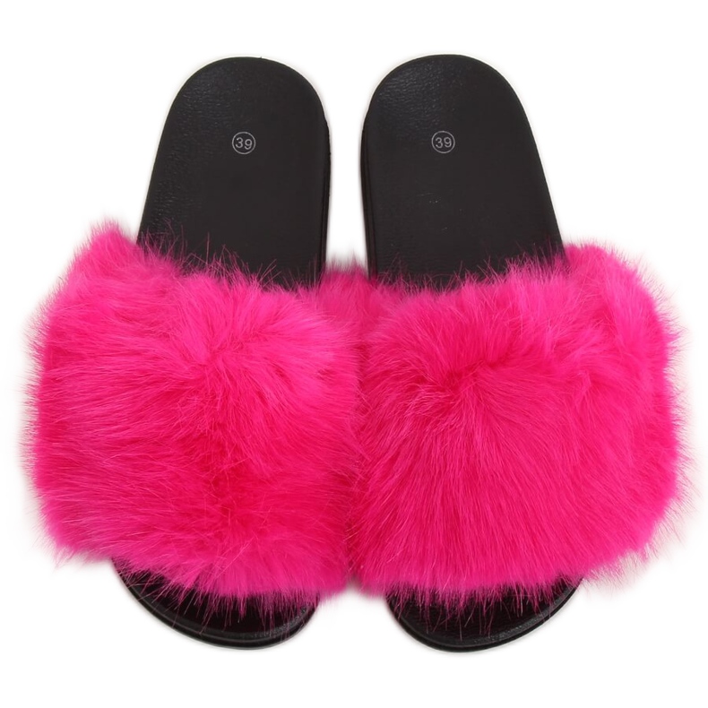 Fuchsia Pelzpantoffeln CK107P Fushia rosa