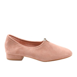 Rosa Slipper mit Zirkonia LL-96P